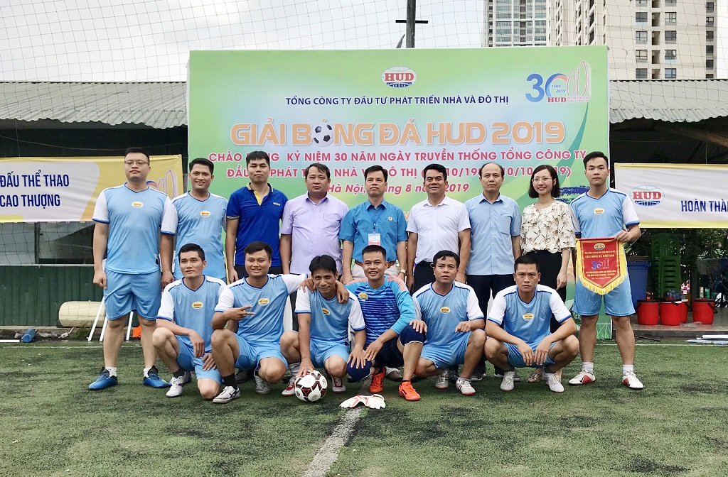 Công ty HUDS tham gia giải bóng đá HUD năm 2019
