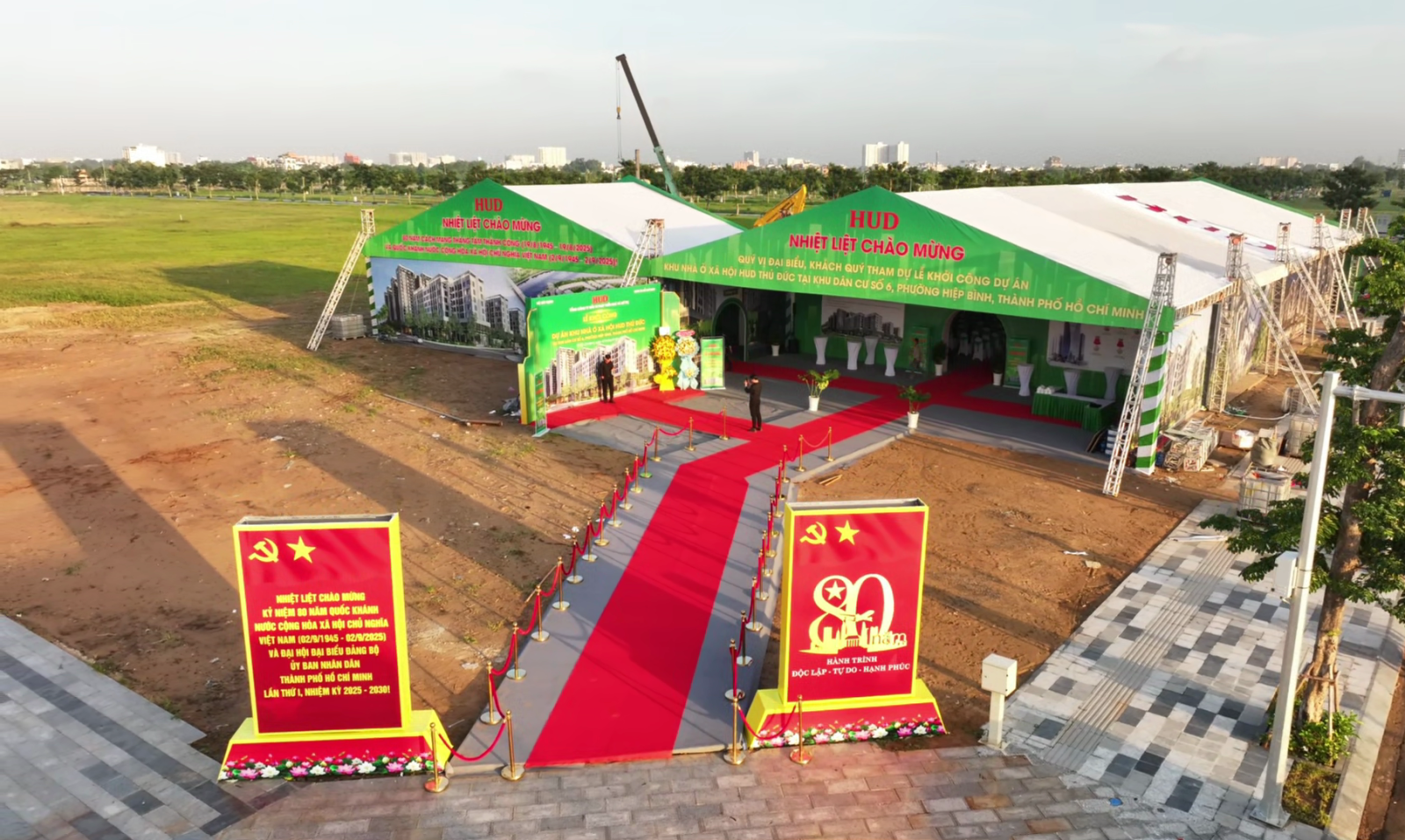Tổng công ty HUD đồng loạt khởi công các dự án nhà ở xã hội tại Hà Nội và thành phố Hồ Chí Minh