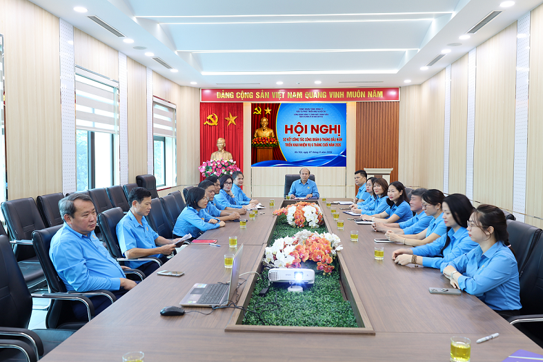 Ban Chấp hành Công đoàn Công ty HUDS tổ chức Hội nghị sơ kết công tác Công đoàn 6 tháng đầu năm, triển khai nhiệm vụ 6 tháng cuối năm 2026.