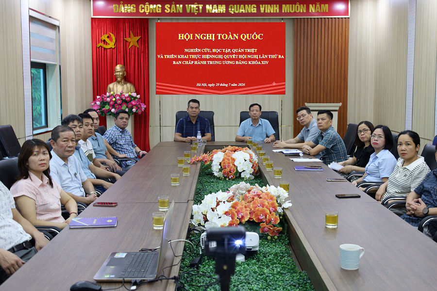 Đảng bộ Công ty HUDS tham dự Hội nghị toàn quốc nghiên cứu, học tập, quán triệt và triển khai thực hiện Nghị quyết Hội nghị lần thứ ba Ban chấp hành trung ương Đảng khóa XIV.